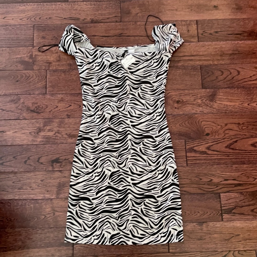 Zebra print dress